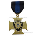 Unique made blank metal award gold medals with ribbon with safety pin                        
                                                                                Supplier's Choice